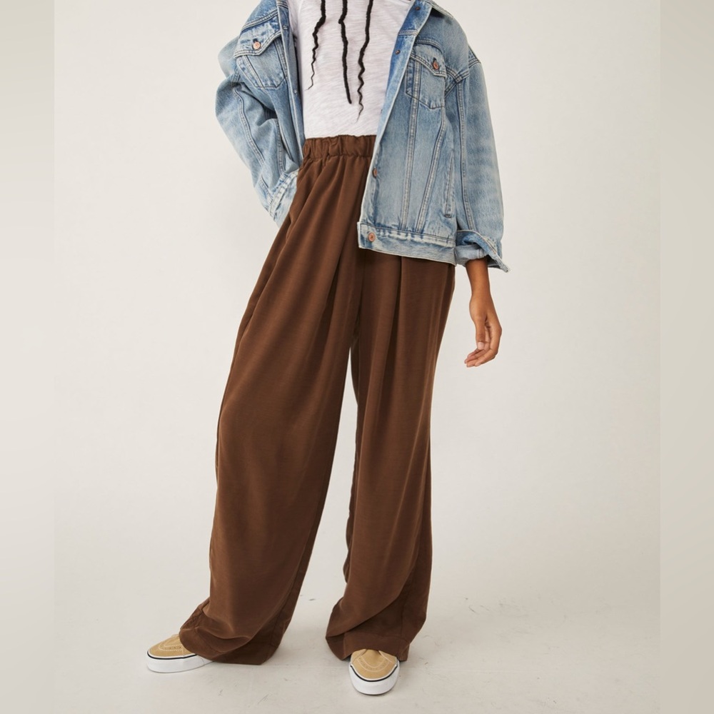 Free People Nothin To Say Pleated Trouser